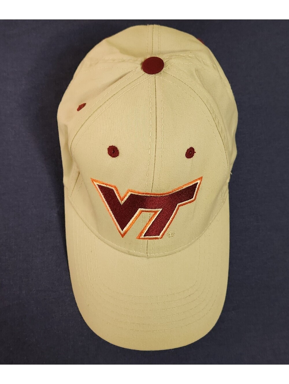 Vintage Virginia Tech Hokies VT Hat Cap Captivating Headgear Adjustable